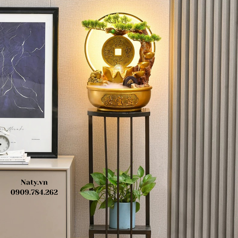thac-nuoc-phong-thuy (90) thác nước phong thủy decor trang trí