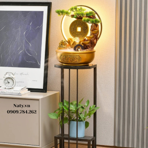 thác nước phong thủy decor trang trí
