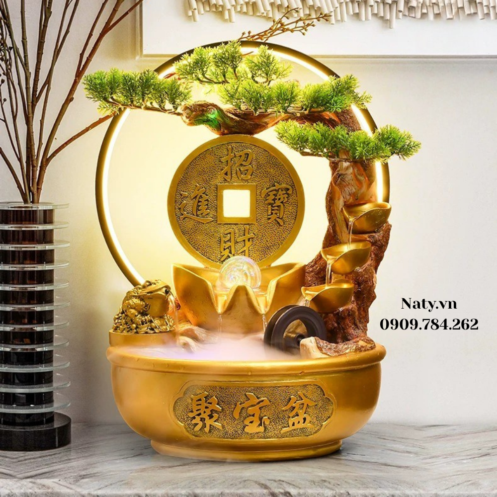 thac-nuoc-phong-thuy (95) thác nước phong thủy decor trang trí