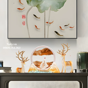đồ trang trí kệ tivi phòng khách