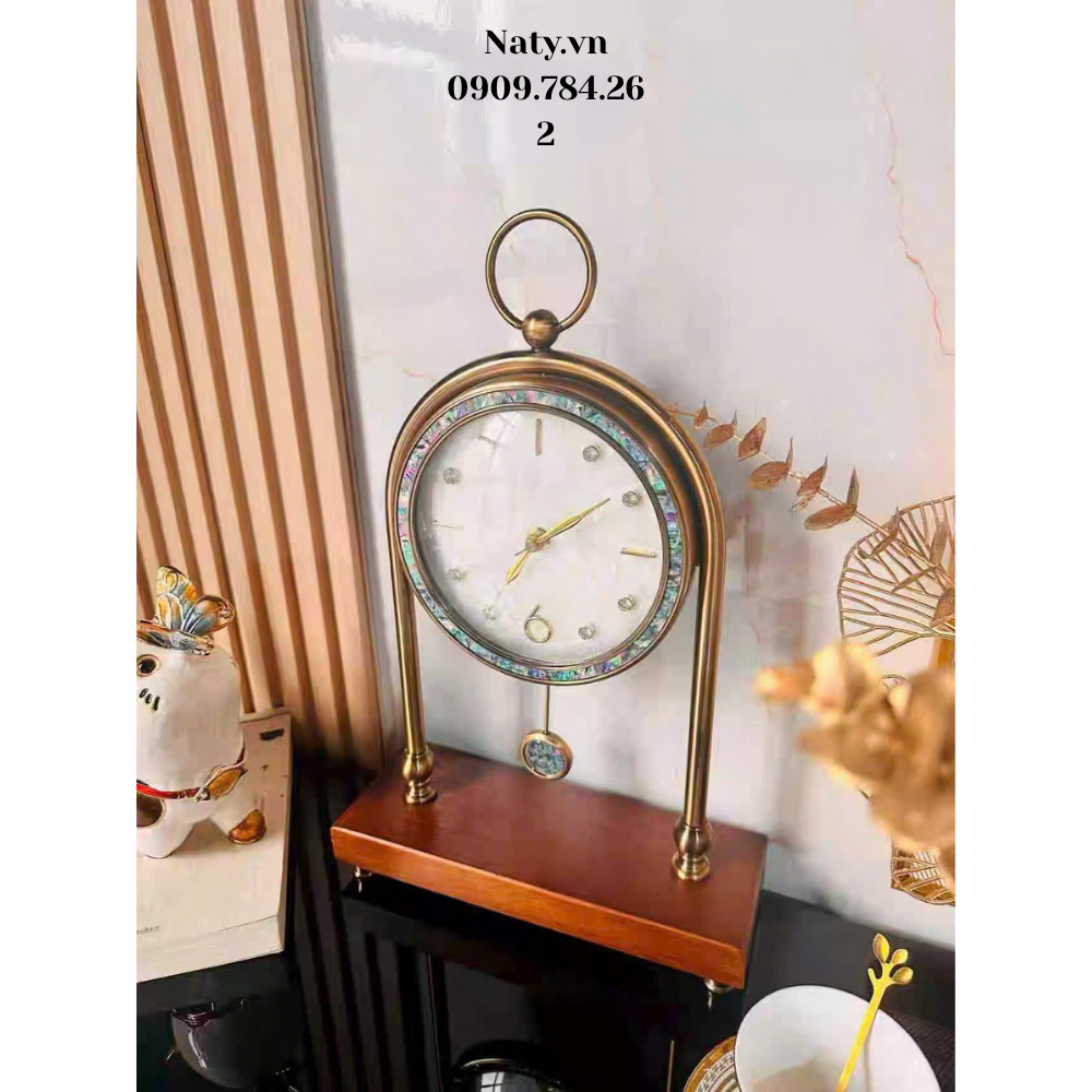 decor-trang-tri (70) đồng hồ để bàn đẹphồ lô phong thủy
