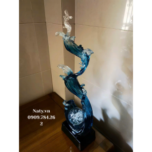 trang trí kệ tivi