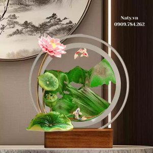 đồ trang trí kệ tivi phòng khách
