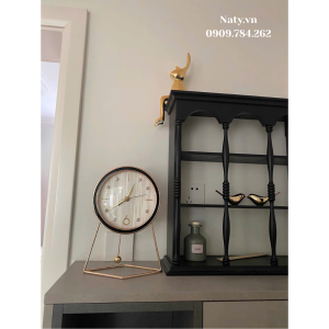 đồng hồ để bàn decor trang trí