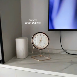 đồng hồ để bàn decor trang trí