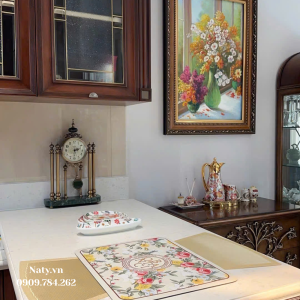 đồng hồ để bàn decor trang trí