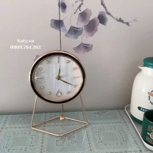 đồng hồ để bàn decor trang trí