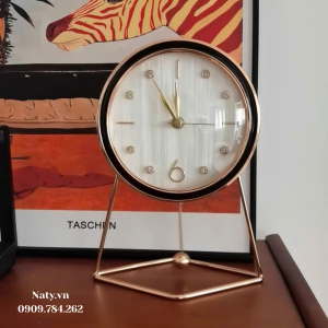 đồng hồ để bàn decor trang trí
