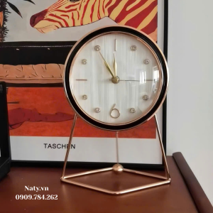 đồng hồ để bàn decor trang trí