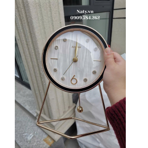 đồng hồ để bàn decor trang trí