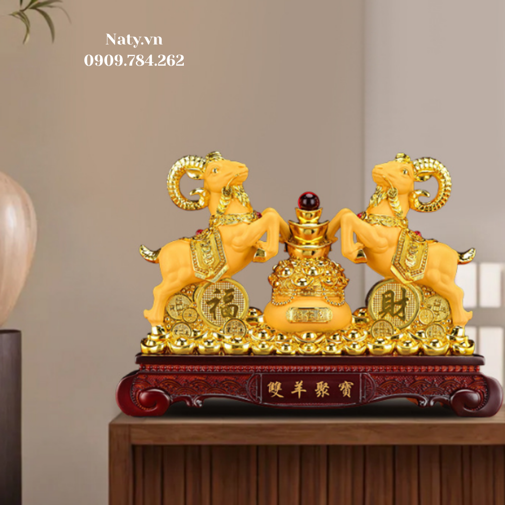 Tuong-de-phong-thuy (8) tượng dê phong thủy