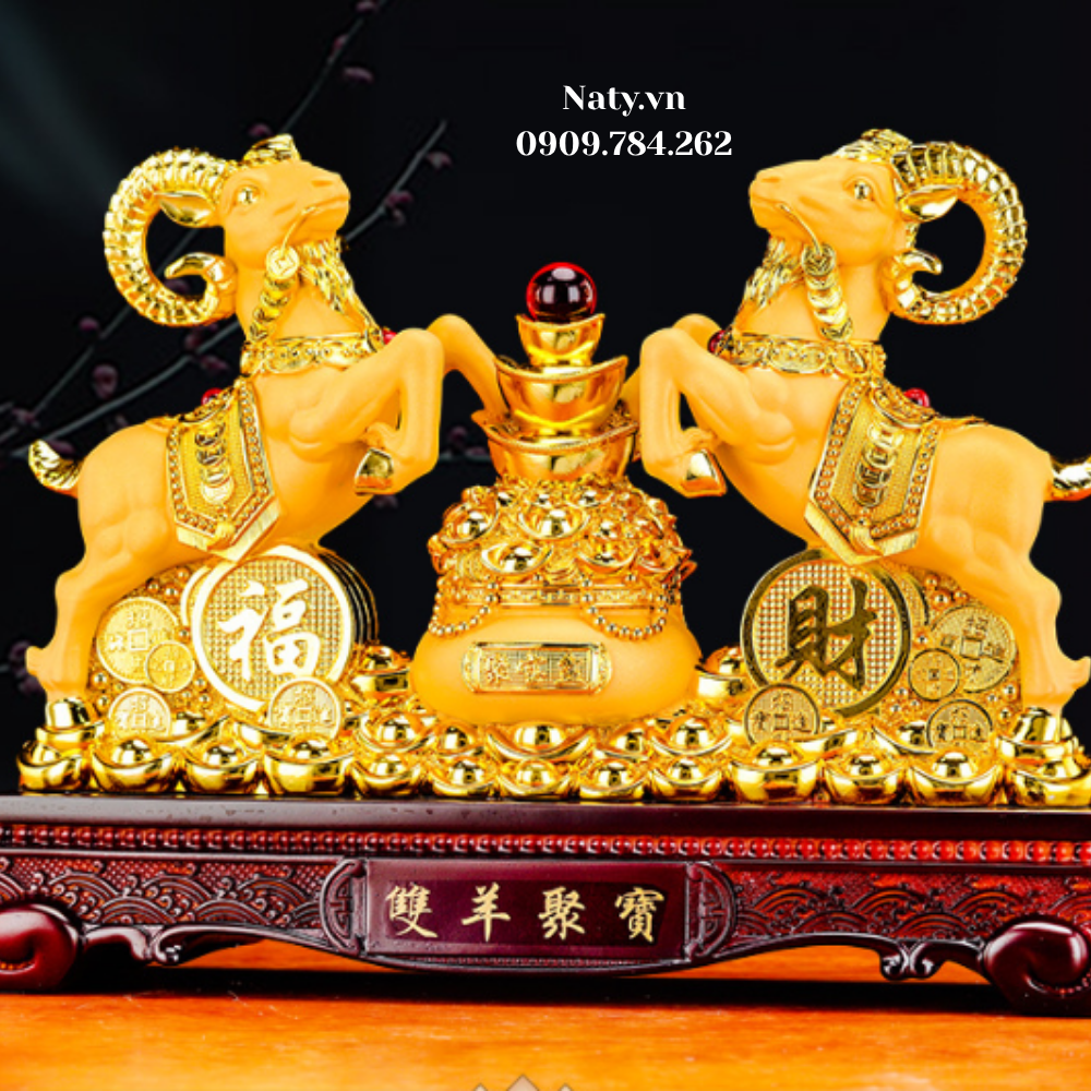 Tuong-de-phong-thuy (9) tượng dê phong thủy