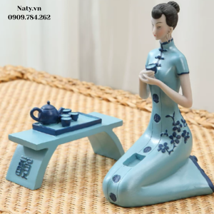 tượng trang trí bàn trà