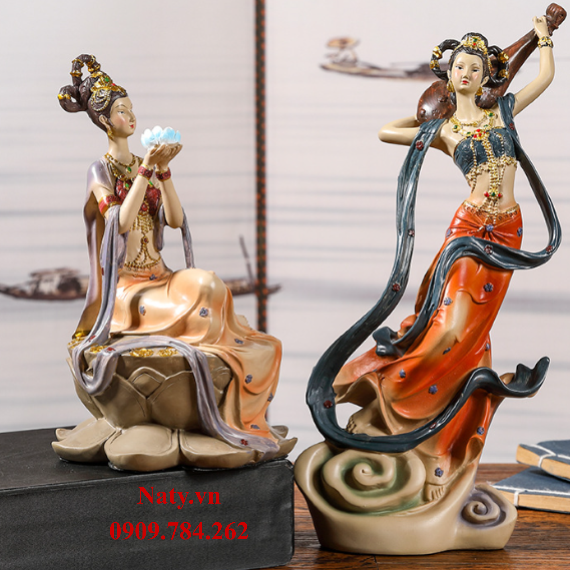 tuong-decor-trang-tri-co-gai-don-hoang (9) đồ decor trang trí